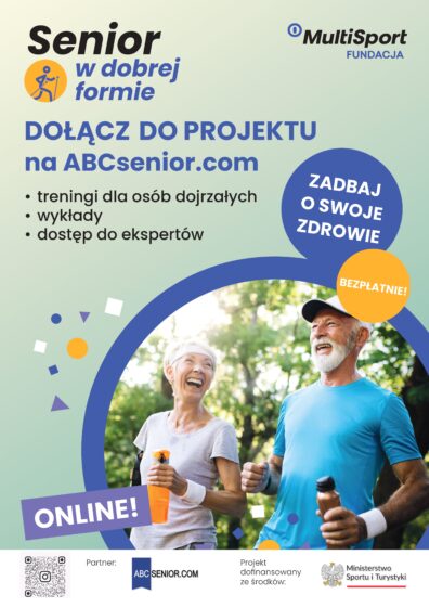 Zapraszamy do wzięcia udziału w programie “Senior w Dobrej Formie”