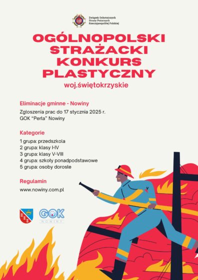 Ogólnopolski Strażacki Konkurs Plastyczny – eliminacje gminne Nowiny